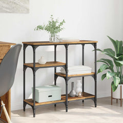 vidaXL Console Table Old Wood 80 x 29 x 75 cm Engineered Wood 1