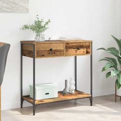 vidaXL Console Table 100x34.5x75 cm Engineered Wood