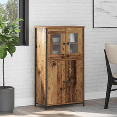 Highboard 62x32x106,5 cm Engineered Wood Old wood