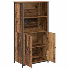 vidaXL Highboard Old Wood 62 x 36 x 121.5 cm Engineered Wood 5