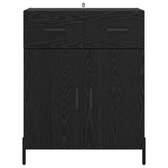 Sideboard 69,5x34x90 cm Engineered Wood Black oak