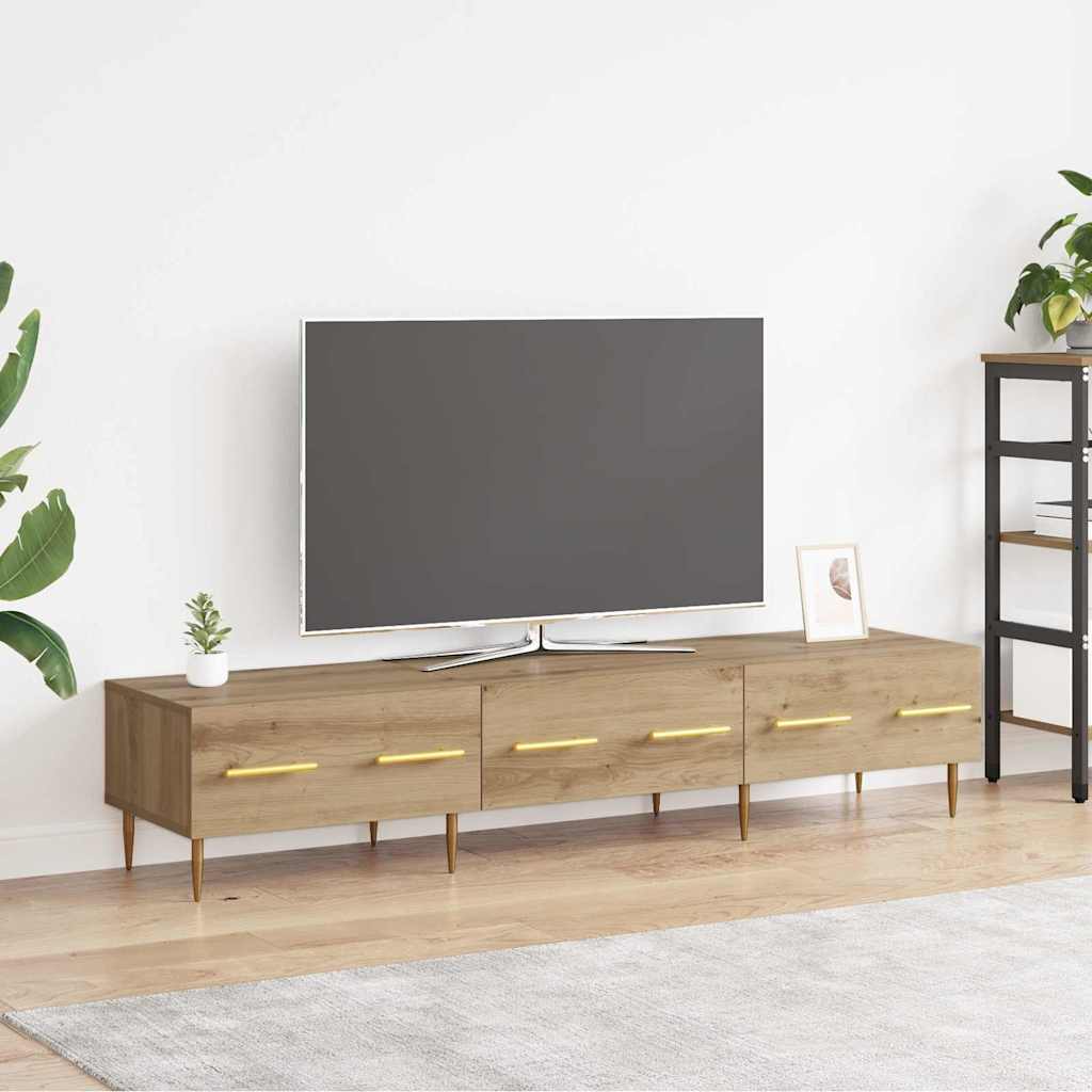 TV Cabinet 150x36x30 cm Engineered Wood Artisan oak
