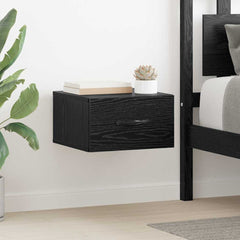 vidaXL Bedside Cabinet 2 pcs Black oak 35 x 35 x 20 cm Engineered Wood 1