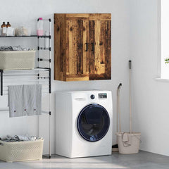 vidaXL Wall Mounted Cabinet Old Wood 69.5 x 34 x 90 cm Engineered Wood 1