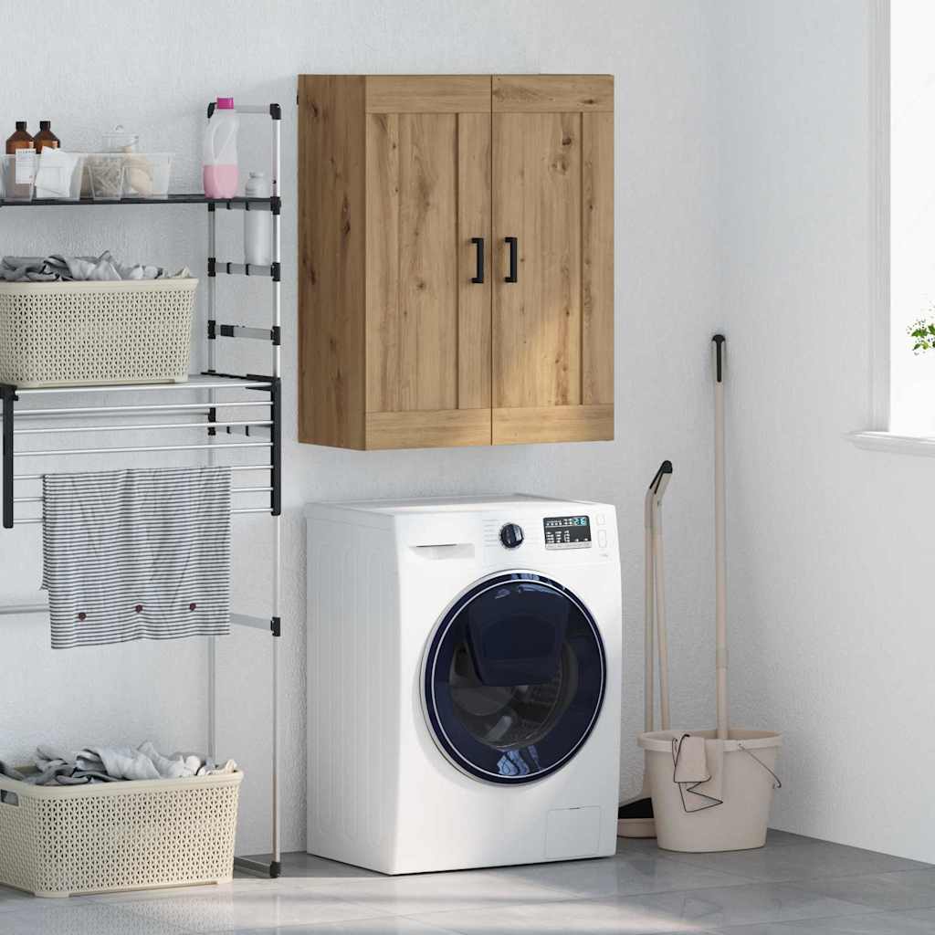 vidaXL Wall Mounted Cabinet Artisan Oak 69.5 x 34 x 90 cm 1