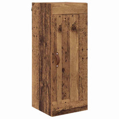 vidaXL Wall Mounted Cabinet Old Wood 34.5 x 34 x 90 cm Engineered Wood 2
