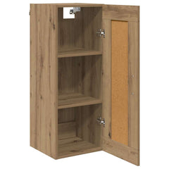 vidaXL Wall Mounted Cabinet Artisan Oak 34.5 x 34 x 90 cm 5