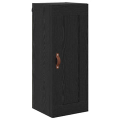 vidaXL Wall Mounted Cabinet Black Oak 34.5 x 34 x 90 cm 2