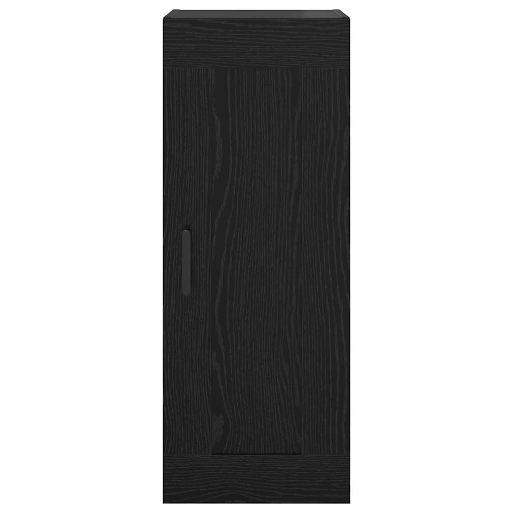 vidaXL Wall Mounted Cabinet Black Oak 34.5 x 34 x 90 cm 6