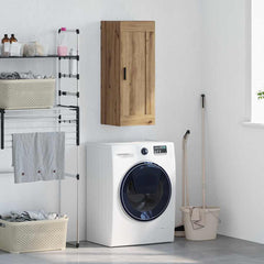 vidaXL Wall Mounted Cabinet Artisan Oak 34.5 x 34 x 90 cm 1