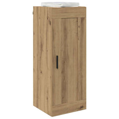 vidaXL Wall Mounted Cabinet Artisan Oak 34.5 x 34 x 90 cm 3
