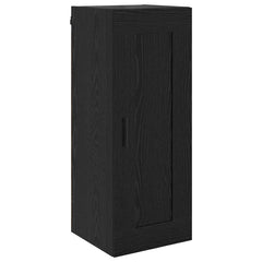 vidaXL Wall Mounted Cabinet Black Oak 34.5 x 34 x 90 cm 2