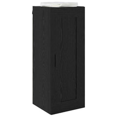 vidaXL Wall Mounted Cabinet Black Oak 34.5 x 34 x 90 cm 3