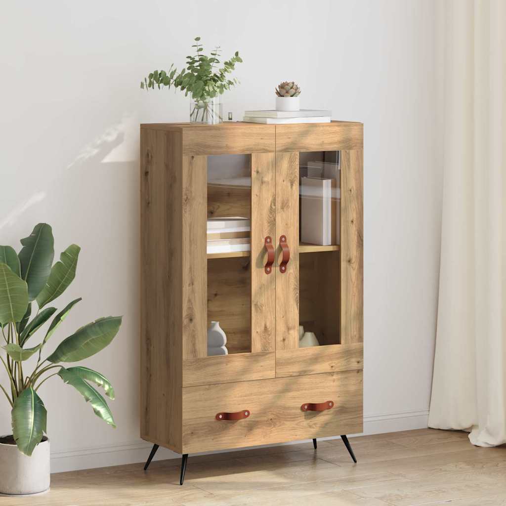 vidaXL Highboard Artisan Oak 69.5 x 31 x 115 cm 1