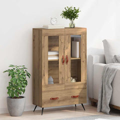 vidaXL Highboard Artisan Oak 69.5 x 31 x 115 cm 4