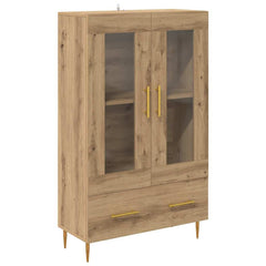 vidaXL Highboard Artisan Oak 69.5 x 31 x 115 cm 2