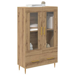 vidaXL Highboard Artisan Oak 69.5 x 31 x 115 cm 3