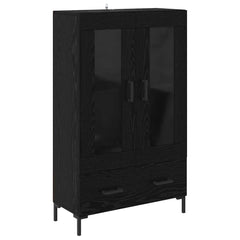 Highboard 69,5x31x115 cm Engineered Wood Black oak