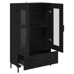 Highboard 69,5x31x115 cm Engineered Wood Black oak