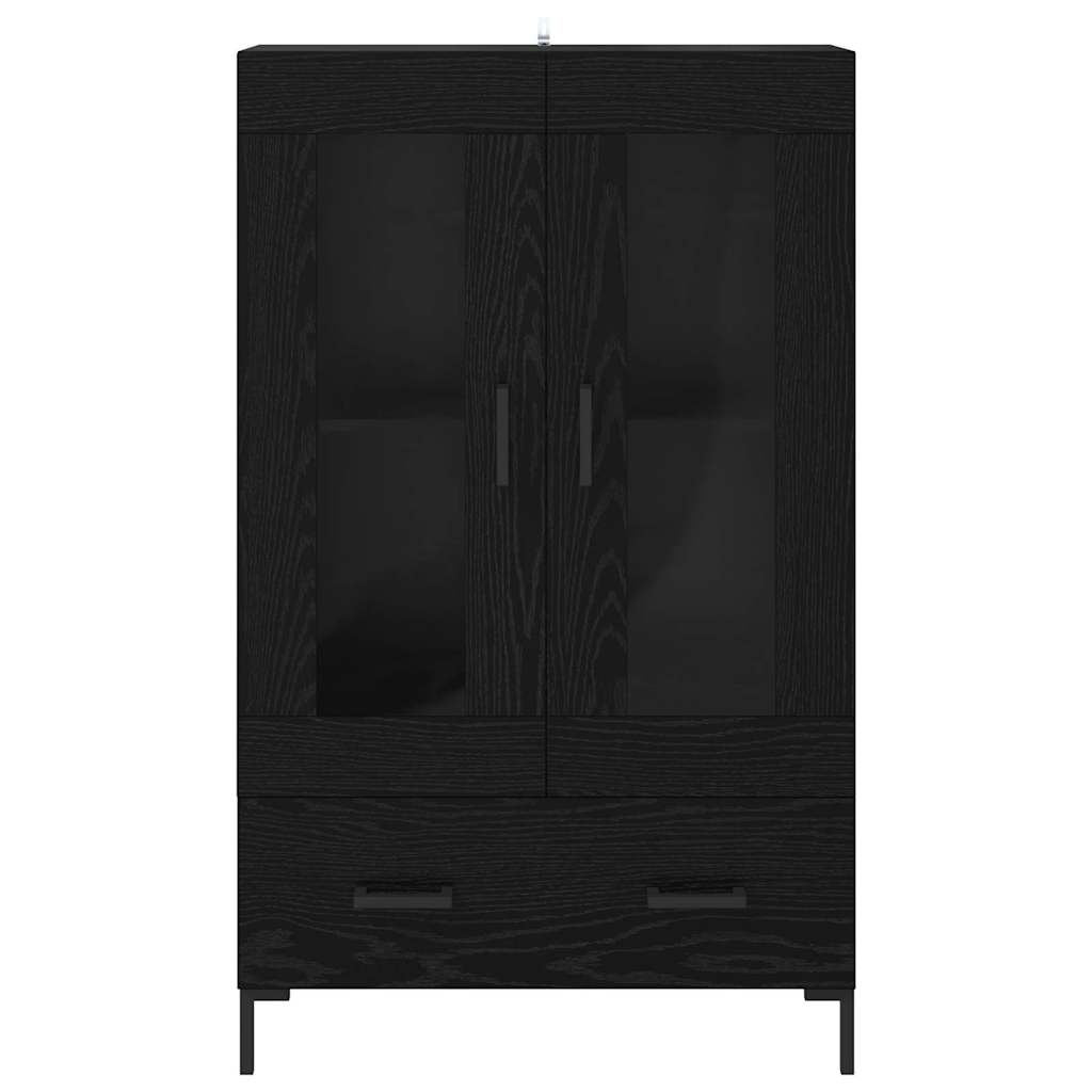 Highboard 69,5x31x115 cm Engineered Wood Black oak