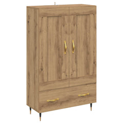 vidaXL Highboard Artisan Oak 69.5 x 31 x 115 cm Engineered Wood 2