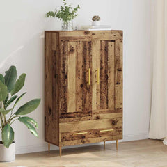 vidaXL Highboard Old Wood 69.5 x 31 x 115 cm Engineered Wood 1