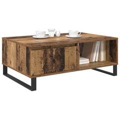 vidaXL Coffee Table Old Wood 90 x 60 x 35 cm Engineered Wood 3