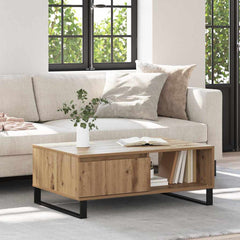 vidaXL Coffee Table Artisan Oak 90 x 60 x 35 cm Engineered Wood 1