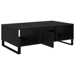vidaXL Coffee Table Black Oak 104 x 60 x 35 cm Engineered Wood 5