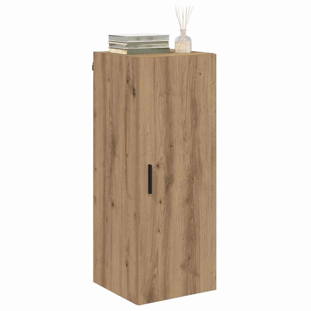 vidaXL Wall Mounted Cabinet Artisan Oak 34.5 x 34 x 90 cm 3