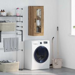vidaXL Wall Mounted Cabinet Artisan Oak 34.5 x 34 x 90 cm 1