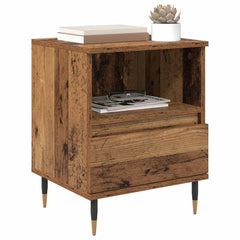 vidaXL Bedside Cabinet 2 pcs Old Wood 40 x 35 x 50 cm Engineered Wood 3