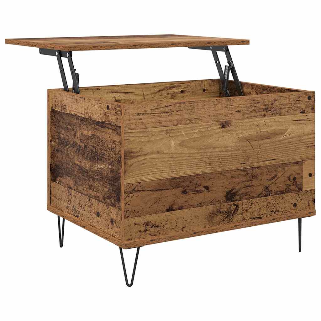 vidaXL Coffee Table Old Wood 60 x 44.5 x 45 cm Engineered Wood 5