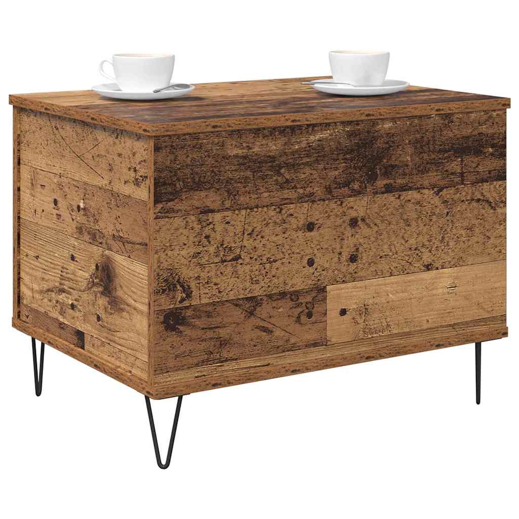 vidaXL Coffee Table Old Wood 60 x 44.5 x 45 cm Engineered Wood 3