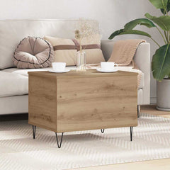 vidaXL Coffee Table Artisan Oak 60 x 44.5 x 45 cm Engineered Wood 1