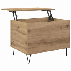 vidaXL Coffee Table Artisan Oak 60 x 44.5 x 45 cm Engineered Wood 5