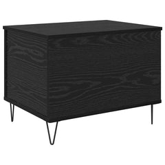 vidaXL Coffee Table Black Oak 60 x 44.5 x 45 cm Engineered Wood 2