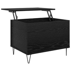 vidaXL Coffee Table Black Oak 60 x 44.5 x 45 cm Engineered Wood 5