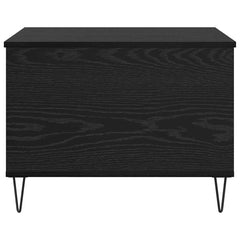 vidaXL Coffee Table Black Oak 60 x 44.5 x 45 cm Engineered Wood 6
