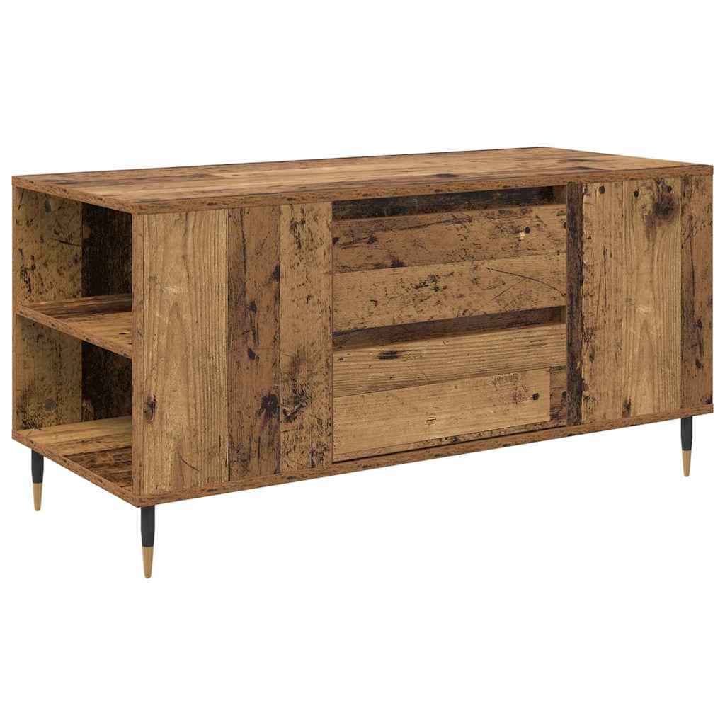 vidaXL Coffee Table Old Wood 102 x 44.5 x 50 cm Engineered Wood 2