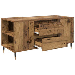 vidaXL Coffee Table Old Wood 102 x 44.5 x 50 cm Engineered Wood 5