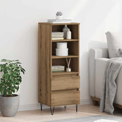 vidaXL Highboard Artisan Oak 40 x 36 x 110 cm Engineered Wood 4