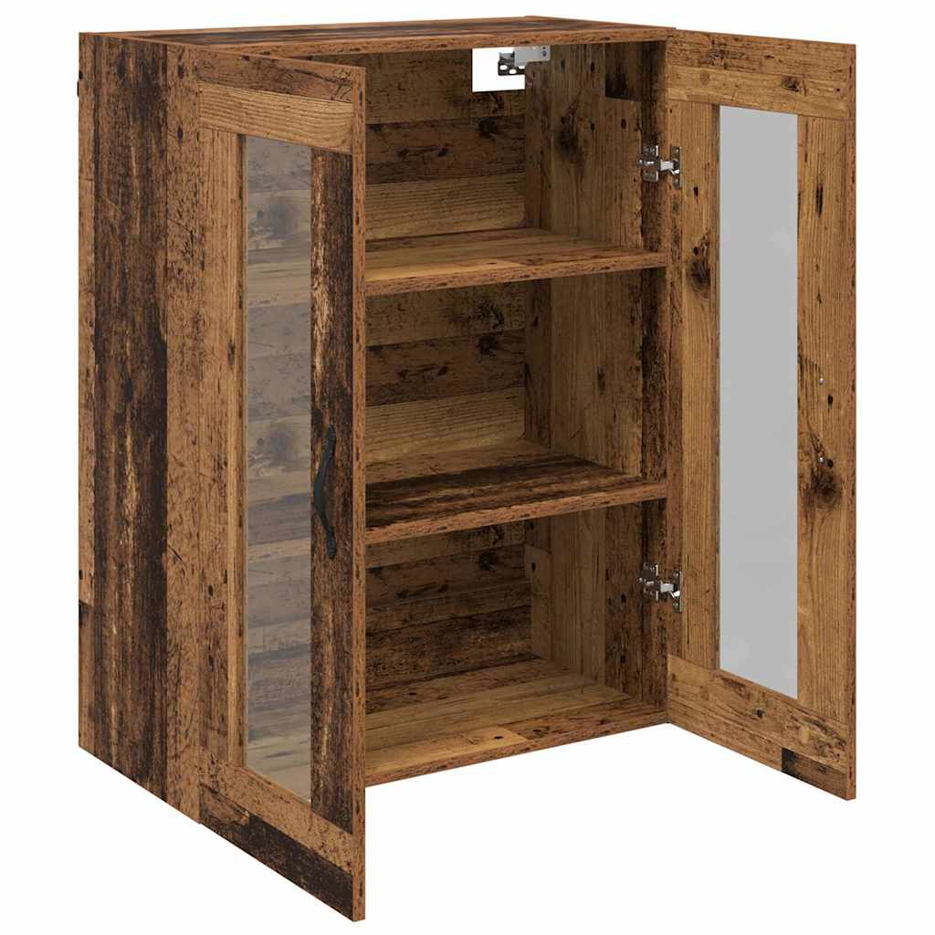 Wall Mounted Cabinet 69,5x34x90 cm Engineered Wood Old wood