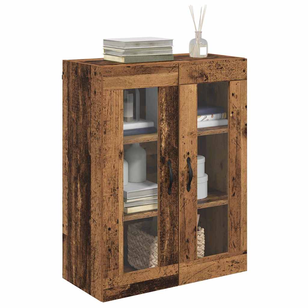 Wall Mounted Cabinet 69,5x34x90 cm Engineered Wood Old wood