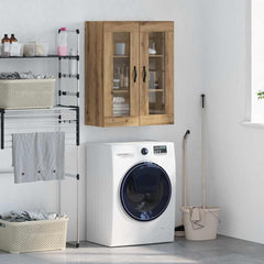 Wall Mounted Cabinet 69,5x34x90 cm Engineered Wood Artisan oak