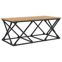 vidaXL Coffee Table Artisan Oak 100 x 49 x 40 cm Engineered Wood 2