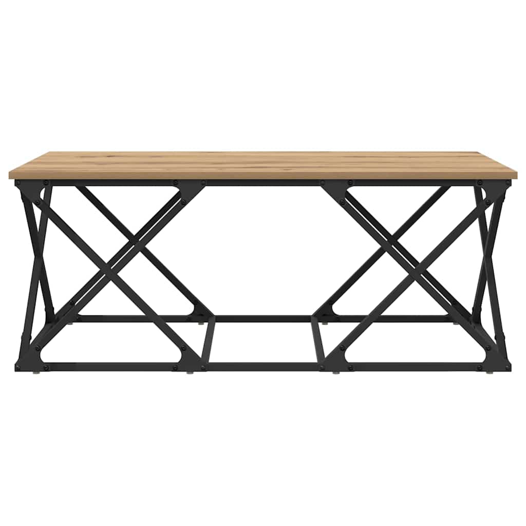 vidaXL Coffee Table Artisan Oak 100 x 49 x 40 cm Engineered Wood 5