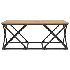 vidaXL Coffee Table Artisan Oak 100 x 49 x 40 cm Engineered Wood 5
