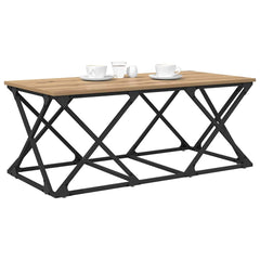 vidaXL Coffee Table Artisan Oak 100 x 49 x 40 cm Engineered Wood 3