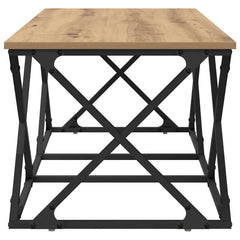vidaXL Coffee Table Artisan Oak 100 x 49 x 40 cm Engineered Wood 6